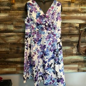 NWT! Crossover Floral Print Sun Dress